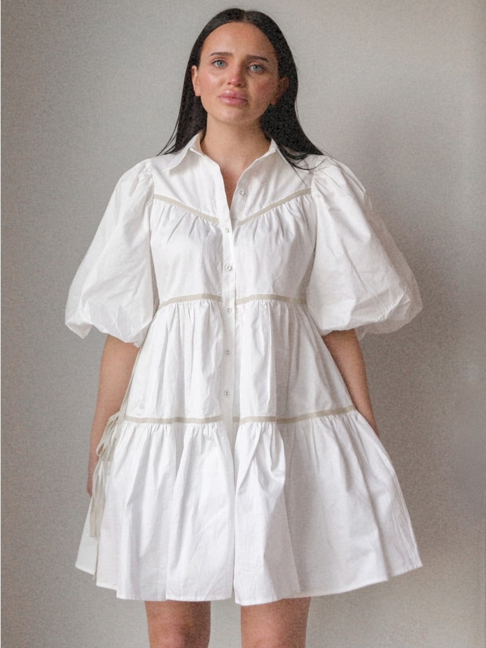 Sofie the Label Dresses/Sofie the Label Balloon Sleeve Mini Dress